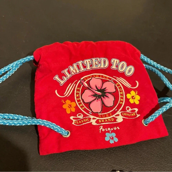 Vintage Build-A-Bear Limited TOO Backpack And Bracelet Floral Hawaiian - Picture 2 of 6